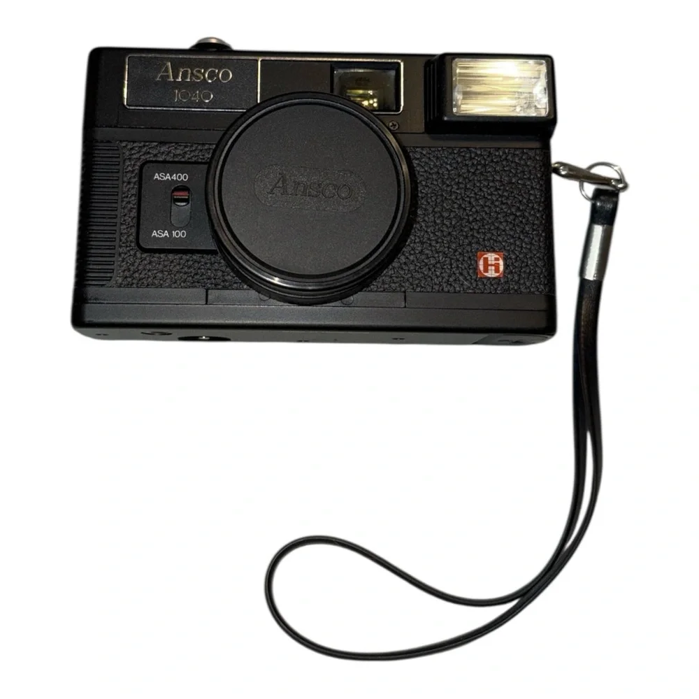 Black Film Ansco 1040 Camera with Case